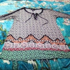 Style & Co. geometric dress size XL.